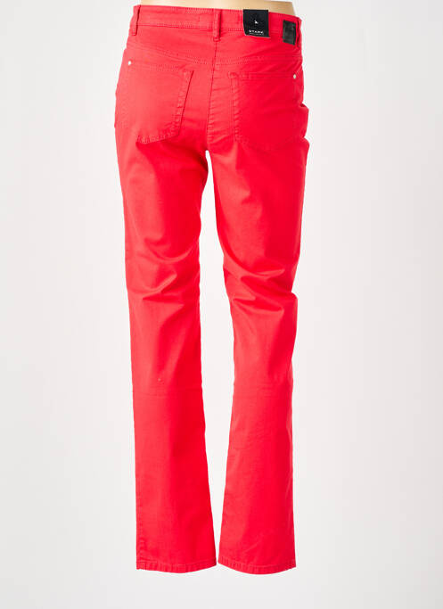 Pantalon slim stretch taille normale rouge STARK femme