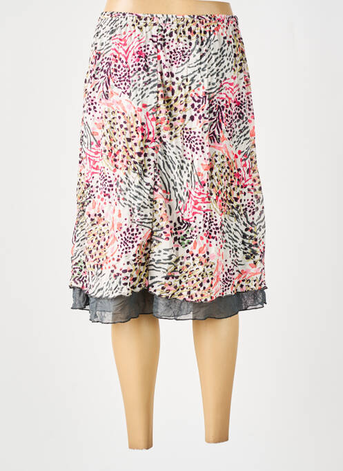 Jupe mi-longue beige GRIFFON femme