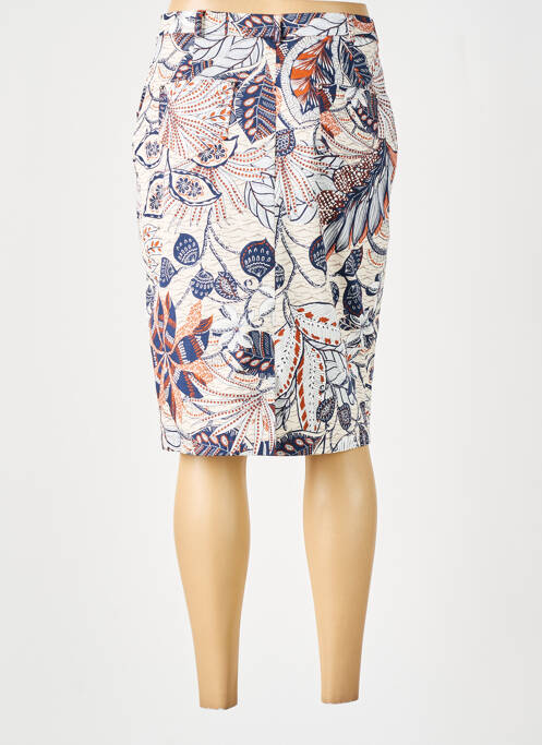 Jupe mi-longue beige MERI & ESCA pour femme