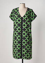 Robe courte vert FELINO pour femme seconde vue