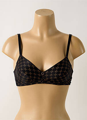 Soutien-gorge sans armature haut soutien-gorge emboitant noir ANTIGEL femme