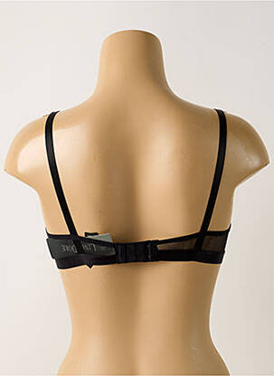 Soutien-gorge effet matière satinée haut soutien-gorge emboitant noir LINGADORE femme