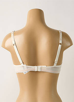 Soutien-gorge effet matière satinée haut soutien-gorge emboitant blanc CHANTELLE femme