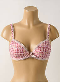 Soutien-gorge haut soutien-gorge moulé haut soutien-gorge moulé rose ANTIGEL femme