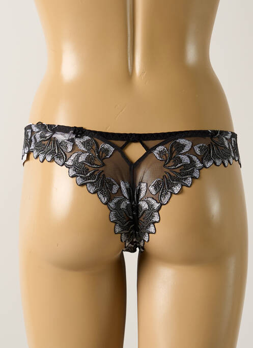Tanga tanga noir LOUISA BRACQ femme