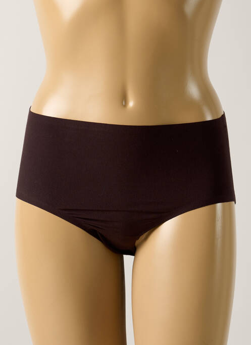 Culotte marron LOUISA BRACQ pour femme