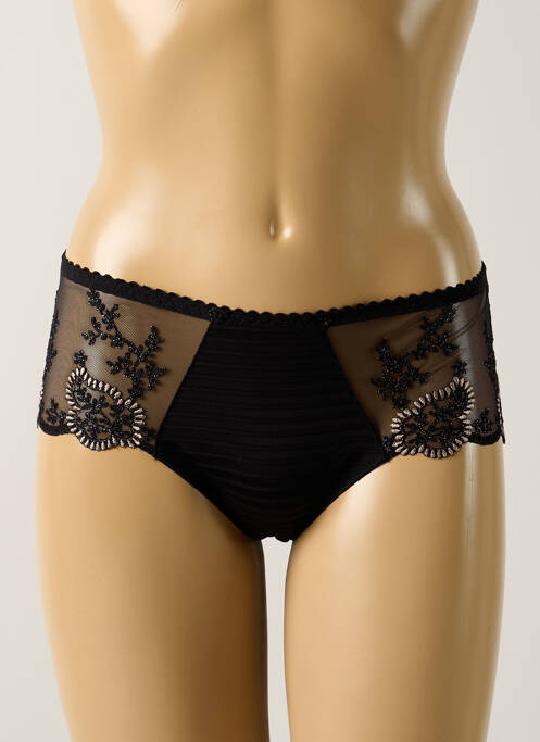 Shorty noir LOUISA BRACQ pour femme