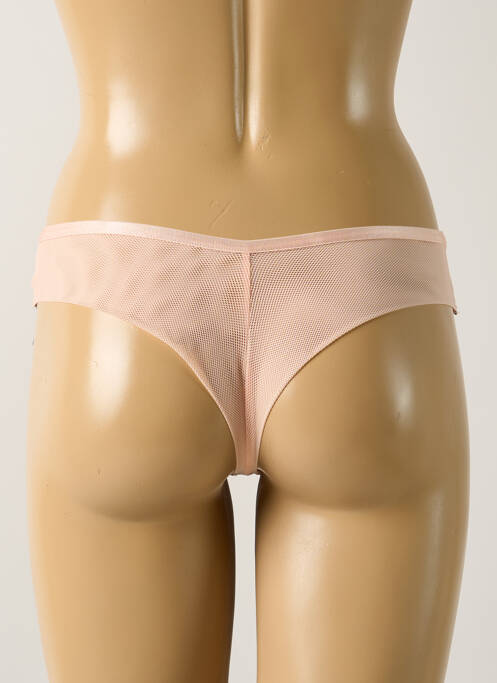 Tanga rose LINGADORE pour femme