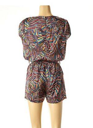 Combishort coupe cintrée orange LA FEE MARABOUTEE femme