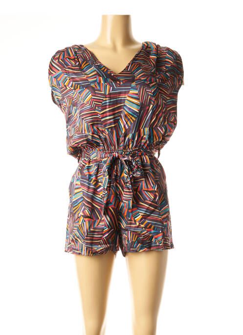 Combishort coupe cintrée orange LA FEE MARABOUTEE femme