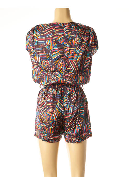 Combishort coupe cintrée orange LA FEE MARABOUTEE femme