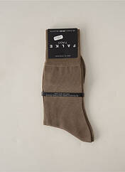 Chaussettes marron FALKE pour homme seconde vue