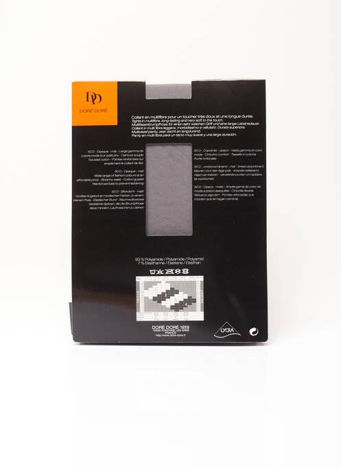 Collants gris DORE DORE pour femme