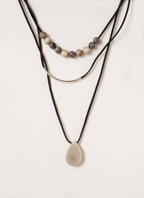 Collier gris NODOVA pour femme