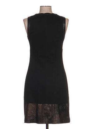 Robe mi-longue sans manche sans manche noir MERI & ESCA femme