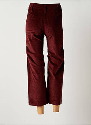 Pantalon 7/8 taille haute taille haute rouge SKFK femme
