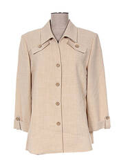 Veste casual beige NONET pour femme seconde vue