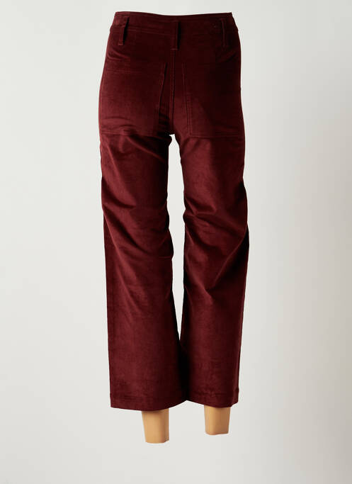 Pantalon 7/8 taille haute taille haute rouge SKFK femme