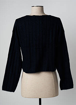 Pull tissage chiné manches longues bleu ESPRIT femme