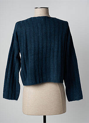Pull tissage chiné manches longues bleu clair ESPRIT femme
