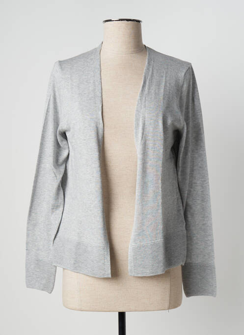 Gilet manches longues gris EDC pour femme