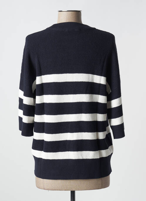 Pull resserrée sur le bas manches 3/4 bleu ESPRIT femme