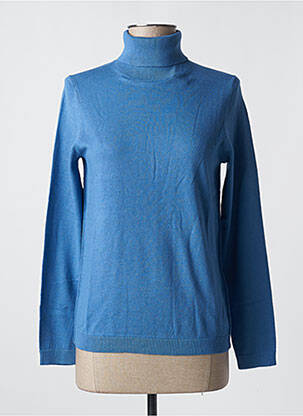 Pull col roulé bleu EDC BY ESPRIT pour femme