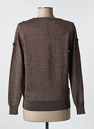 Pull resserrée sur le bas manches longues or FELINO femme