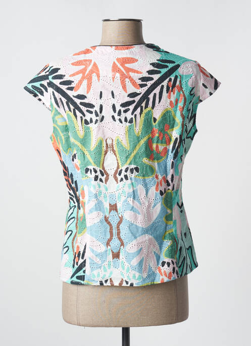 Blouse bleu FELINO pour femme