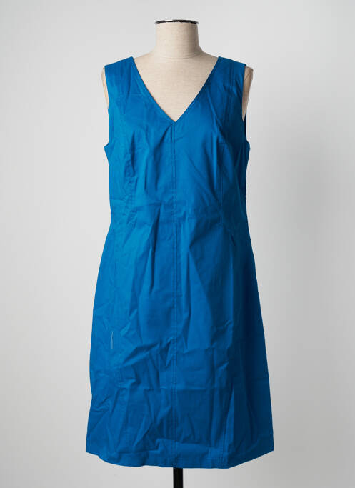 Robe mi-longue sans manche sans manche bleu FELINO femme