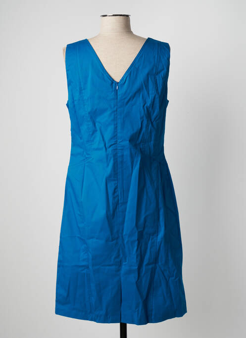 Robe mi-longue sans manche sans manche bleu FELINO femme