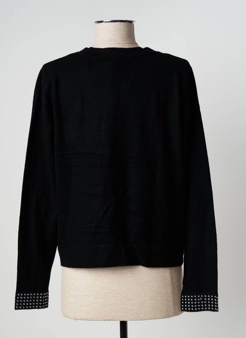 Gilet manches longues noir FELINO pour femme