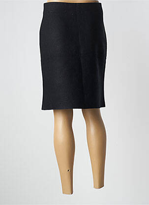 Jupe mi-longue taille haute noir FELINO femme