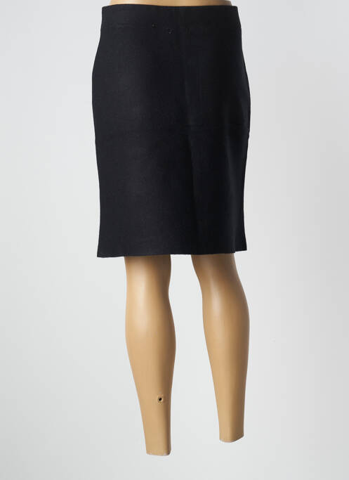Jupe mi-longue noir FELINO pour femme
