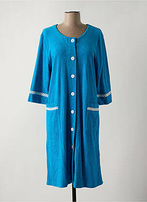 Peignoir stretch bleu CANAT femme