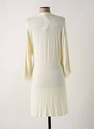 Robe de chambre tissage jersey beige ANTIGEL femme