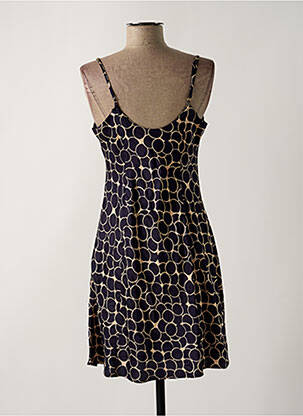 Nuisette/combinette tissage satiné bleu MARJOLAINE femme