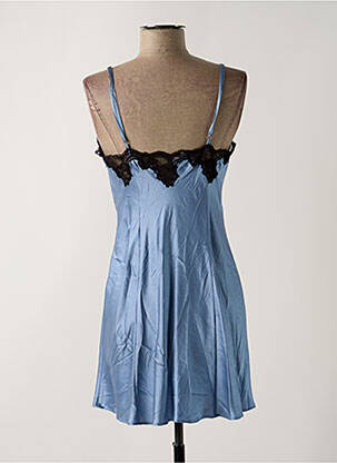 Nuisette/combinette broderie bleu MARJOLAINE femme