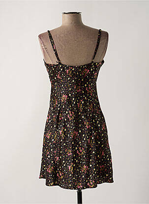 Nuisette/combinette tissage satiné noir MARJOLAINE femme