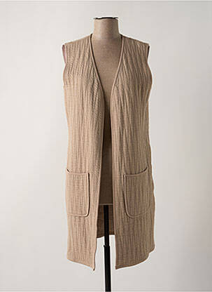 Gilet sans manche poches marron HANRO femme