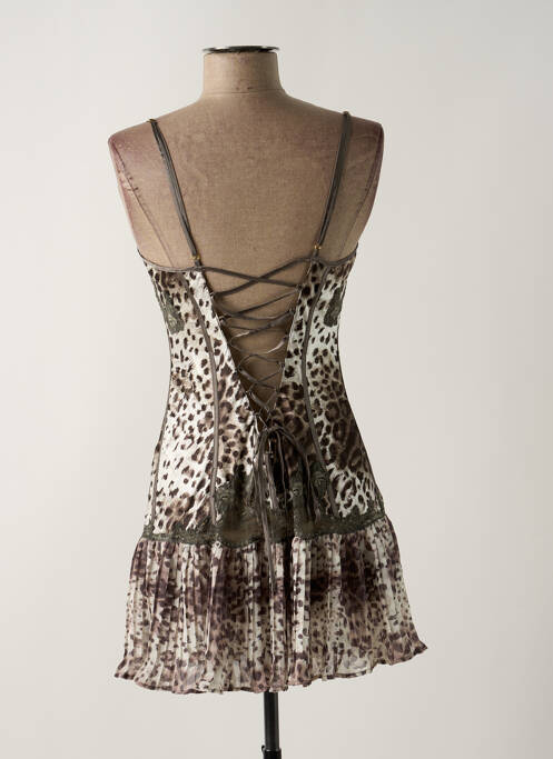 Nuisette/combinette tissage satiné gris MARJOLAINE femme