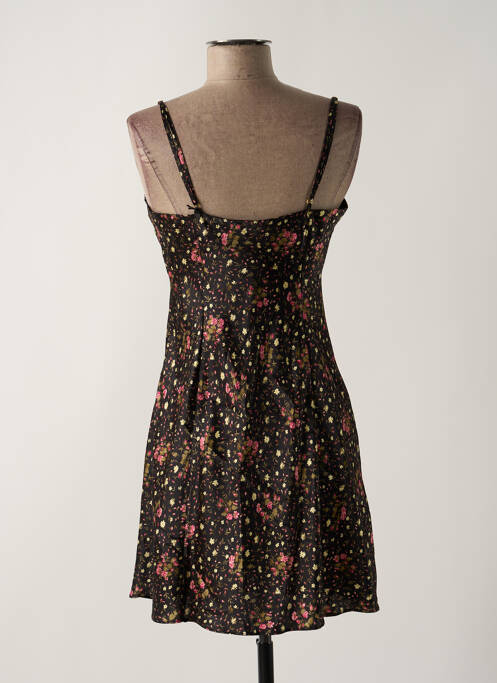 Nuisette/combinette tissage satiné noir MARJOLAINE femme