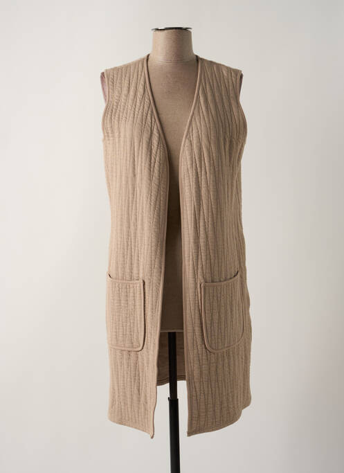 Gilet sans manche poches marron HANRO femme