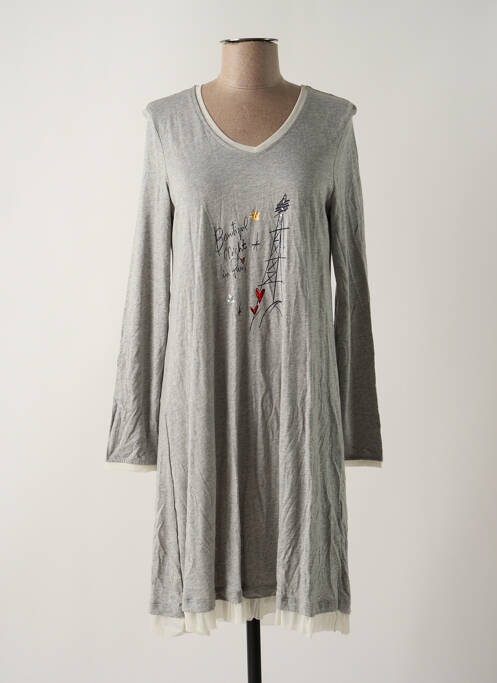 Chemise de nuit gris RINGELLA pour femme