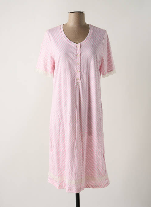 Chemise de nuit rose RINGELLA pour femme