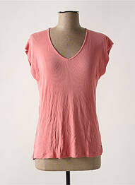 Top manches courtes manches courtes rose SENORETTA femme