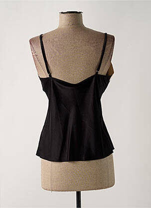 Top coupe cintrée fines bretelles noir LINGADORE femme