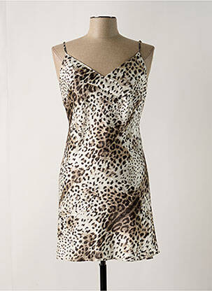 Nuisette/combinette col v noir MARJOLAINE femme