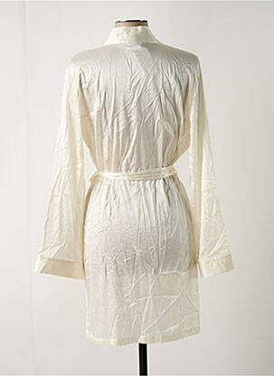 Déshabillé manches longues blanc MARJOLAINE femme