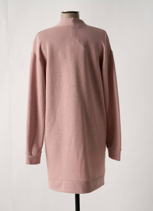 Gilet manches longues rose SENORETTA pour femme